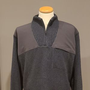 Duluth Trading Co. Grey Military Style Sweater XXL